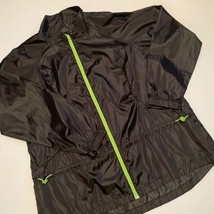 exertek black full zip, mock neck windbreaker.  Women’s Size XXL